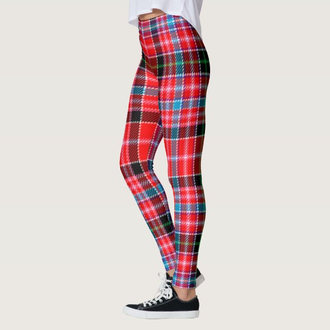 Escocés Clan Pitblado Tartán Mujeres Leggings (Izquierda)
