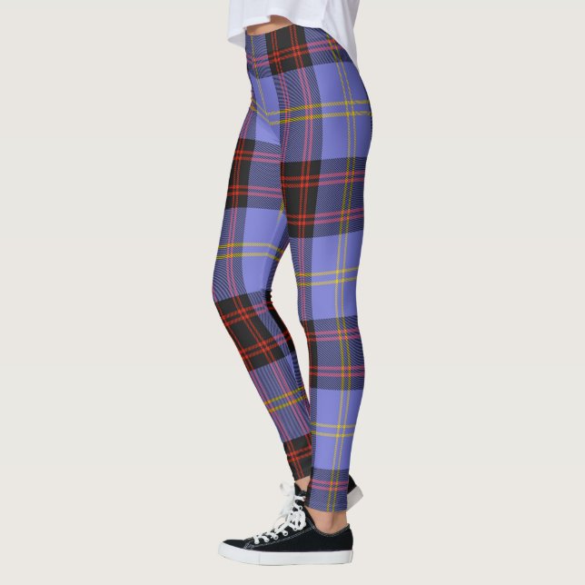 Escocés Clan Rutherford Tartan Women Leggings (Izquierda)