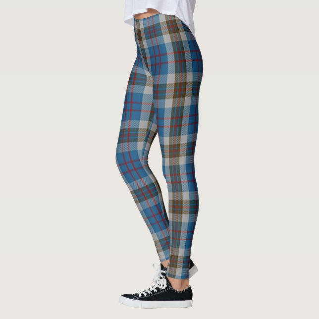 Escocés Clan Thomson Blue Tartan Women Leggings (Izquierda)