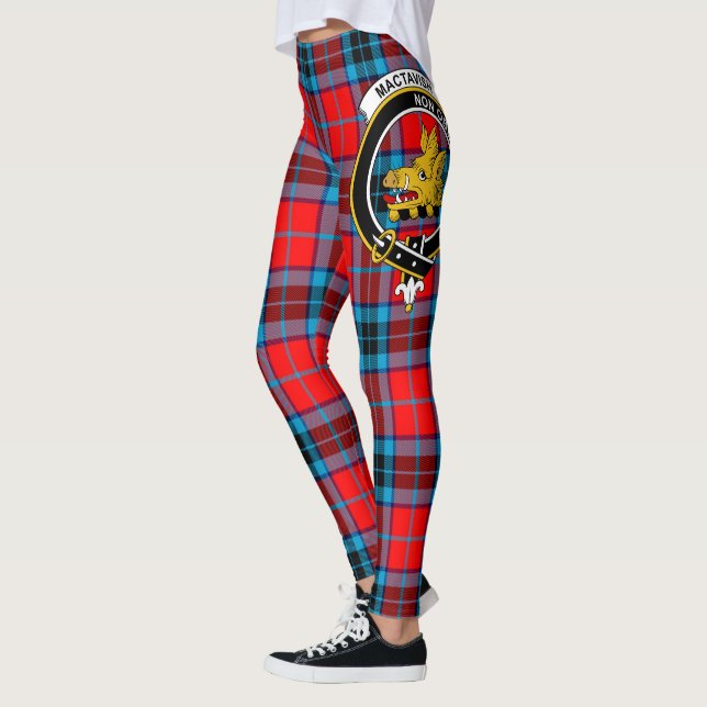 Escocés Escudo MacTavish Mujeres Legging (Izquierda)