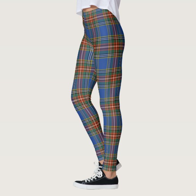 Escocés MacBeth Mujeres Ancianas De Tartán Legging (Izquierda)