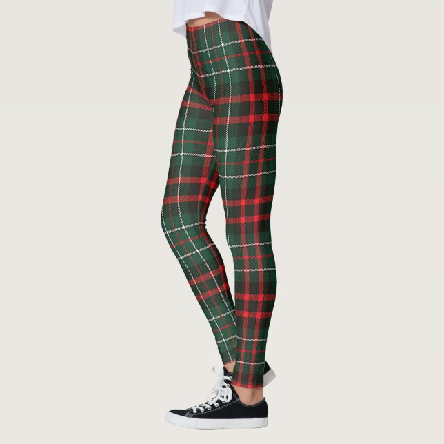 Escocés MacDiarmid Tartán Mujeres Leggings (Izquierda)