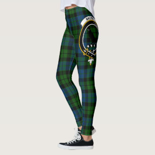 Escocés MacKie Escudo Tartán Mujeres Leggings
