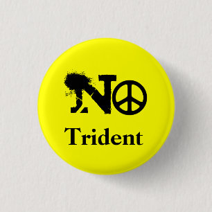 Escocés ninguna insignia del botón de Trident