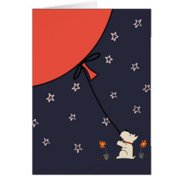 Escocés y el globo rojo grande