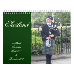 Escocia calendario de 16 meses