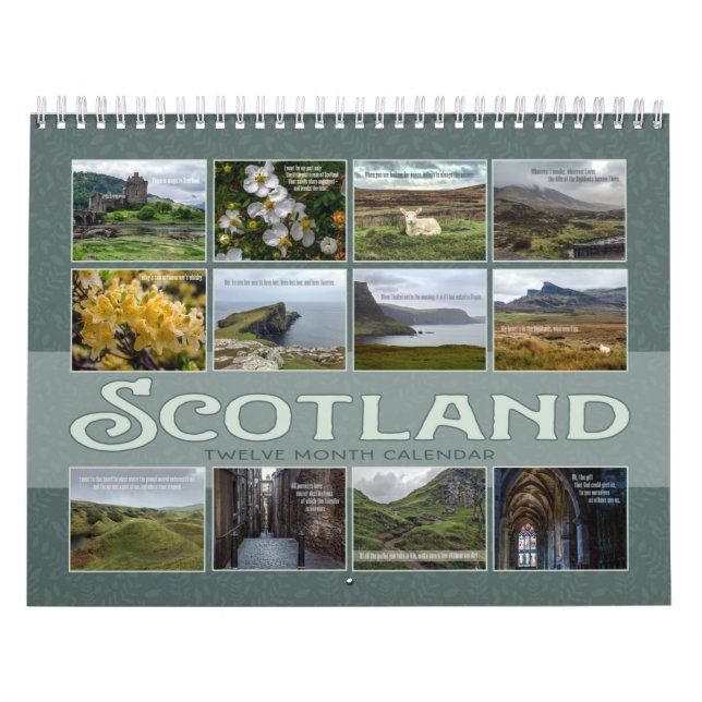 Escocia | Calendario de citas y fotos de viajes de (Tapa)