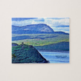 Escocia Castillo Varrich MacKay Clan Jigsaw Puzzle