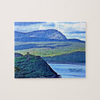 Escocia Castillo Varrich MacKay Clan Jigsaw Puzzle