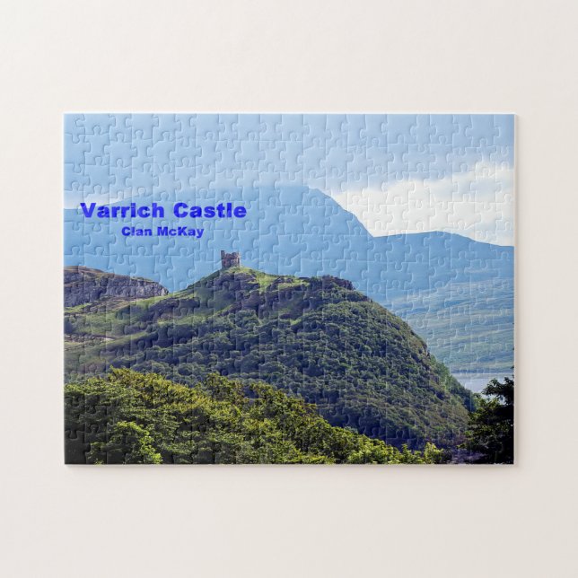 Escocia Castillo Varrich MacKay Clan Rompecabezas (Horizontal)