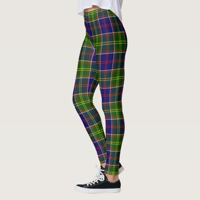 Escocia Clan Ayrshire Tartan Women Leggings (Izquierda)