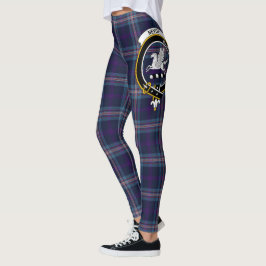 Escocia Clan Nevoy Escudo Tartán Mujeres Leggings