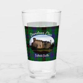 Escocia Davidson Clan Castle Tartan Family Glass