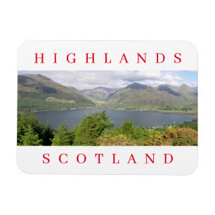 Escocia Highlands mira imán de refrigerador