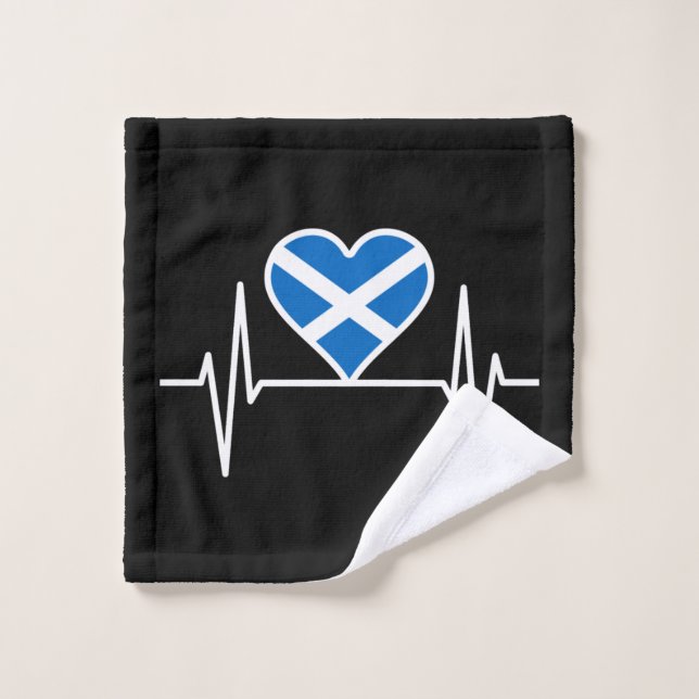 Escocia: latido de la bandera de Escocia (Toallita)