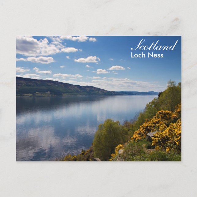 Escocia: postal Loch Ness (Anverso)
