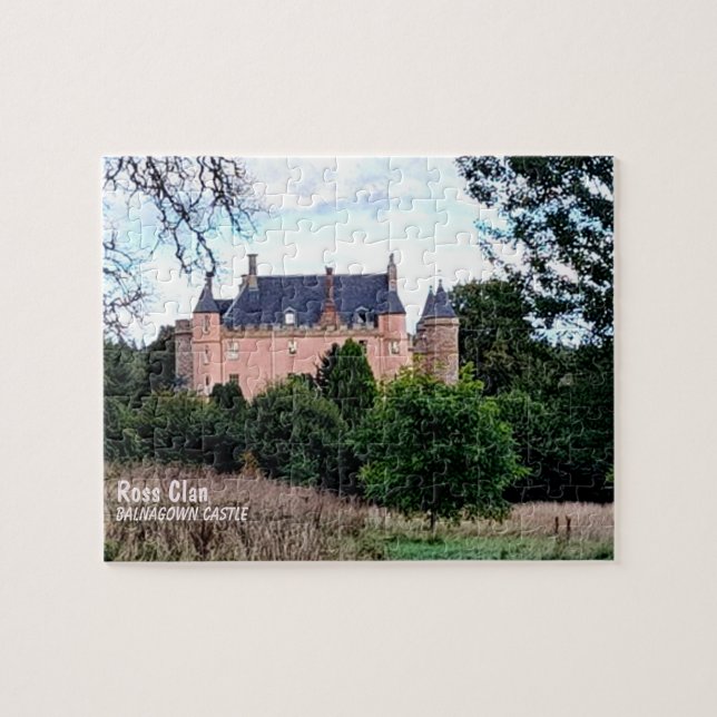 Escocia Ross Clan Balnagown Castle Jigsaw Puzzle (Horizontal)