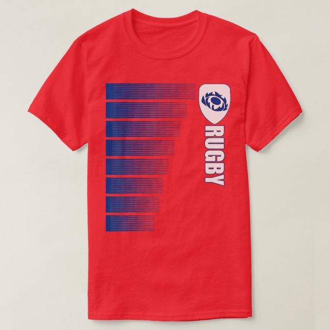 Escocia Rugby Jersey Escocia Rugby 2 lados (Diseño del anverso)