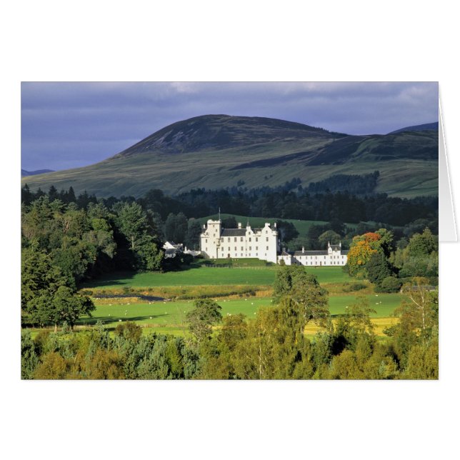 Escocia, Tayside, castillo de Blair. En una esmera (Anverso (Horizontal))