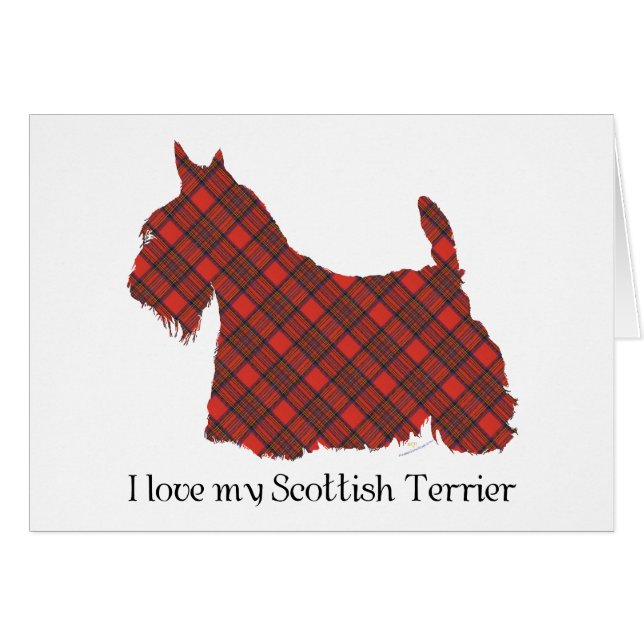 Escocia Terrier Hepburn Tartan (Anverso (Horizontal))