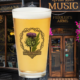 Escocia Tistle escocés y tostada gaélica escocesa