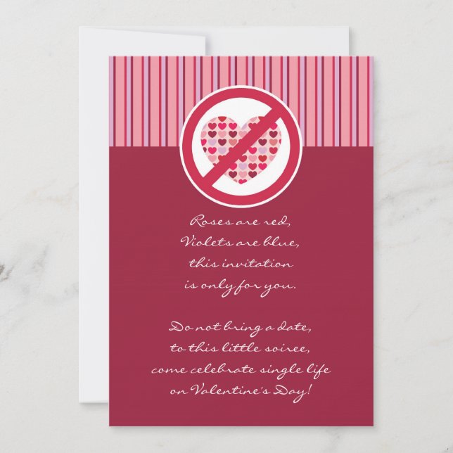 Escoge la invitación del el día de San Valentín (Anverso)