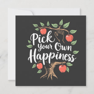 Escoja su propia felicidad Apple Picking Season Fa