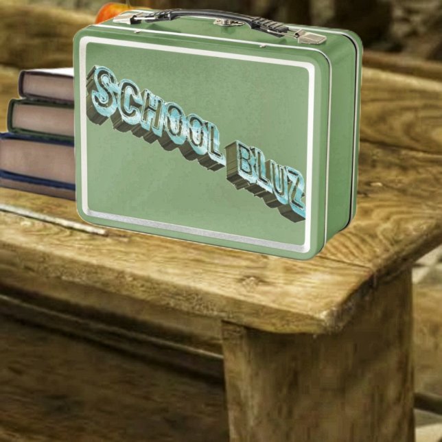 Escolar luz 3D (A cool lunch box that fits in with the popular views!)