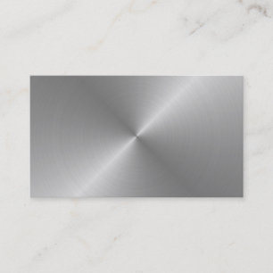 Esconda la tarjeta de visita metalizado cepillada