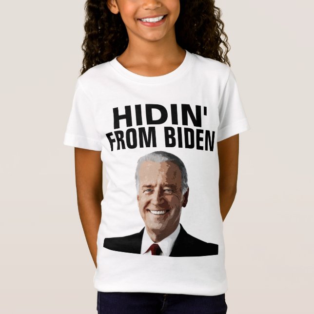 ESCONDIDO DE Camisetas DE NIÑOS BIDEN (Anverso)