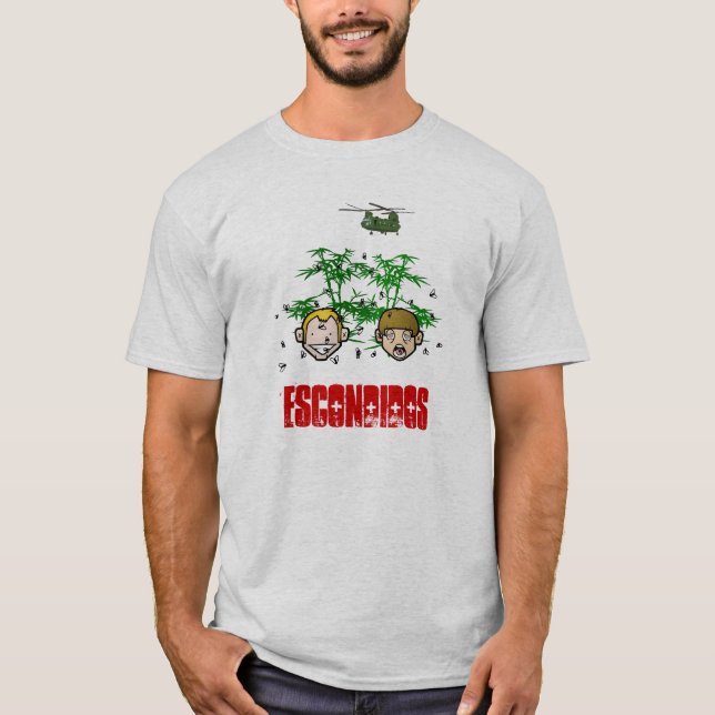 escondidos, camiseta (Anverso)
