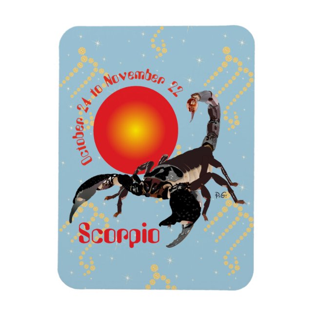 Escorpio 24 oct. a 22 nov. imán flexi premium (Vertical)