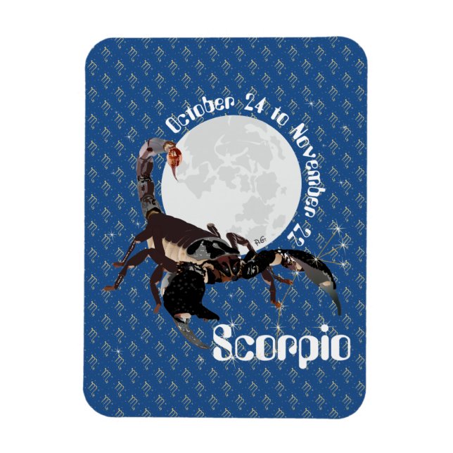 Escorpio 24 oct. a 22 nov. imán flexi premium (Vertical)