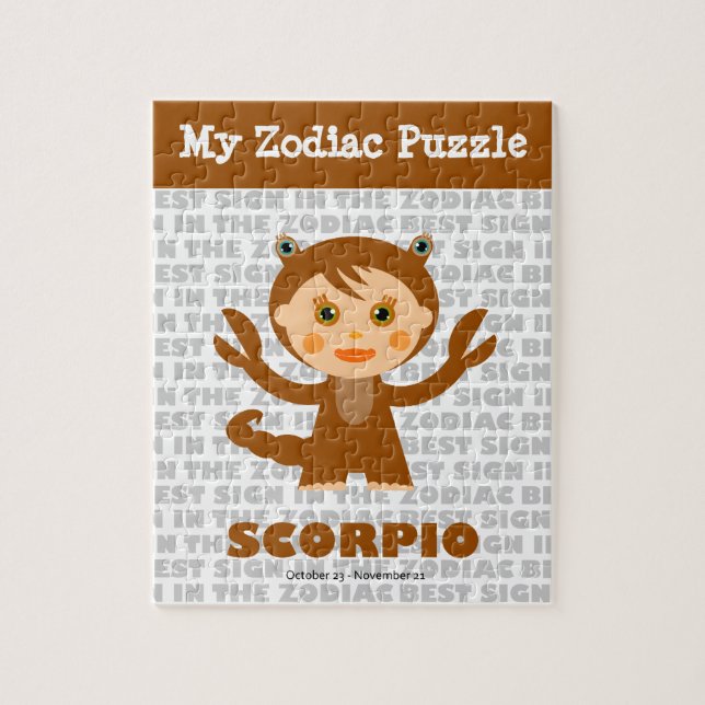 Escorpio, mi rompecabezas zodiaco (Vertical)