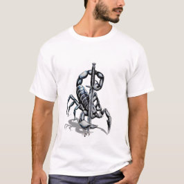 Escorpión, camiseta de ilustracion 3D