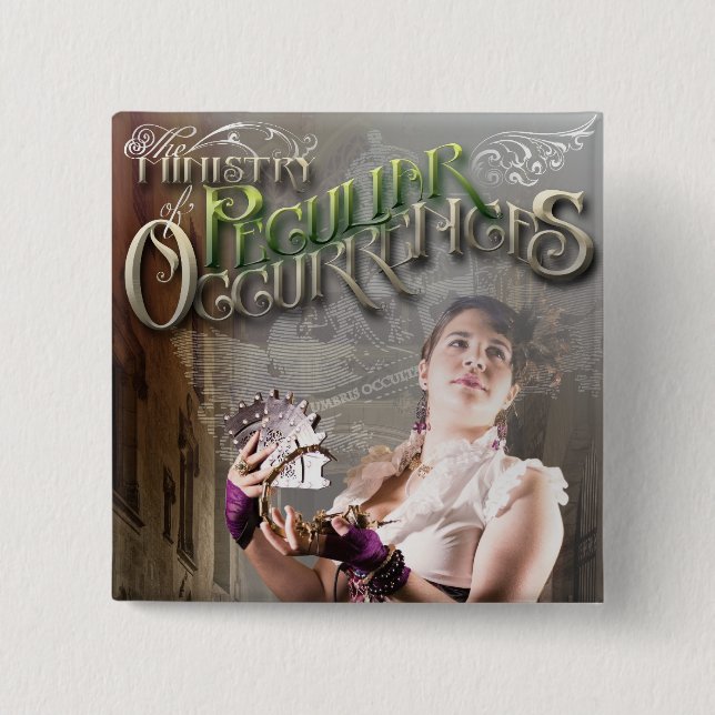 Escorpión cuadrado del botón del ministerio (Anverso)