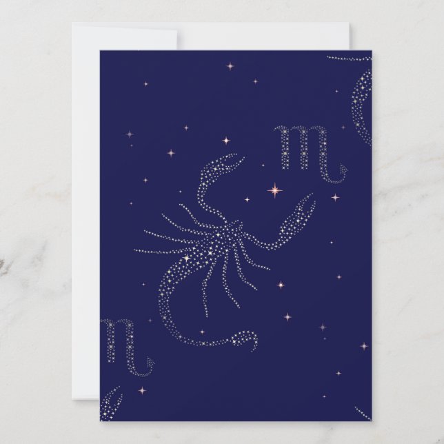 escorpión de estrellas (Anverso)