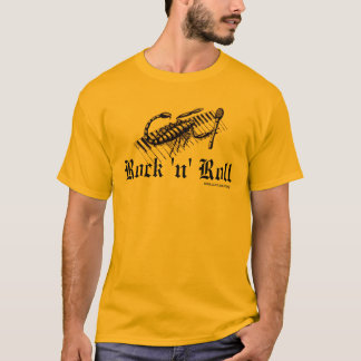 Escorpión en la camiseta del gráfico de la música