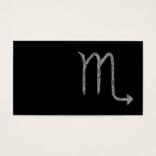 Escorpión. Rótulo de la astrología del zodiaco.