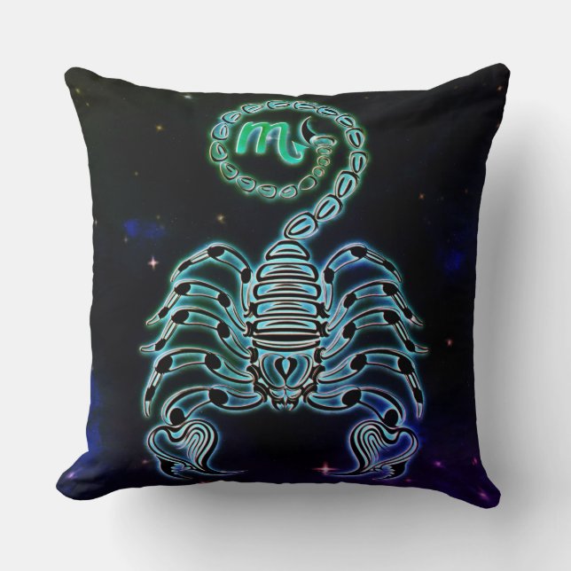 escorpión zodiaco escorpión almohada (Anverso)