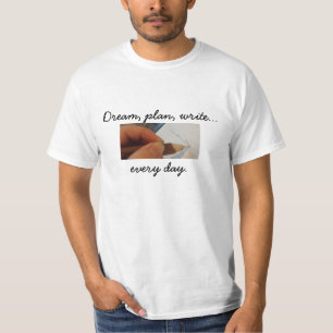 Escriba cada camiseta del día