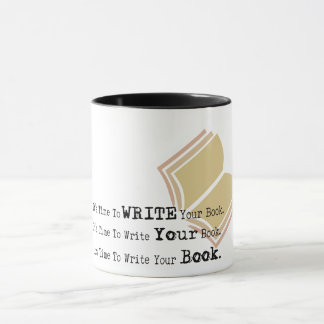 ESCRIBA su taza del libro