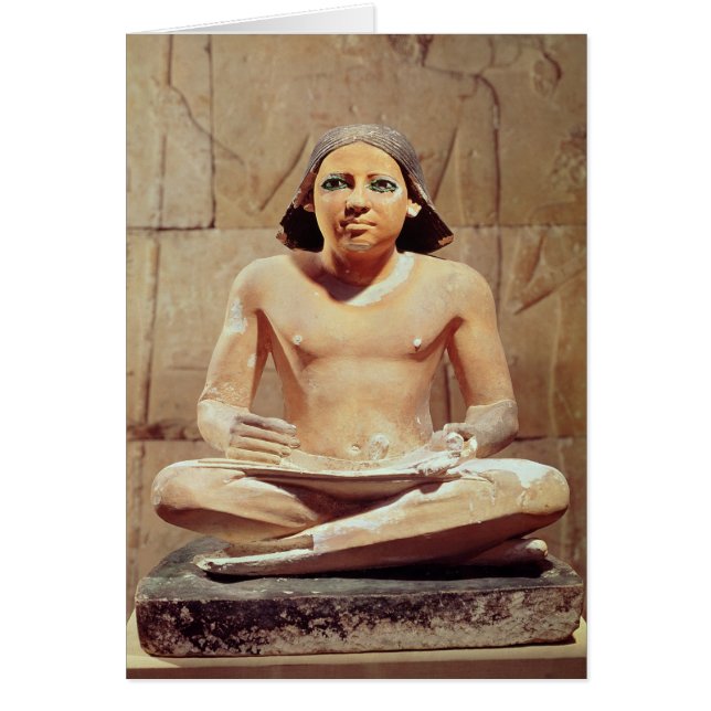 Escribano asentado a piernas cruzadas (Frente)