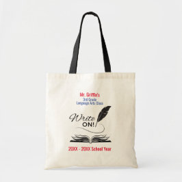 ¡Escribe! | Bolsa clásica personalizada