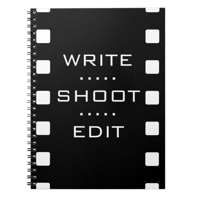 Escribe, Dispara, Edita - Cuaderno de Cine (Frente)
