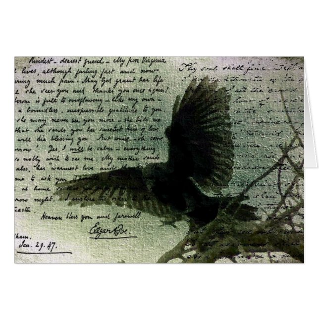 Escribiendo Poe y Raven (Anverso (Horizontal))