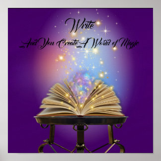 Escribir arte de Poster motivacional