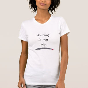 Escribir es mi concierto, camisetas de codorniz ne