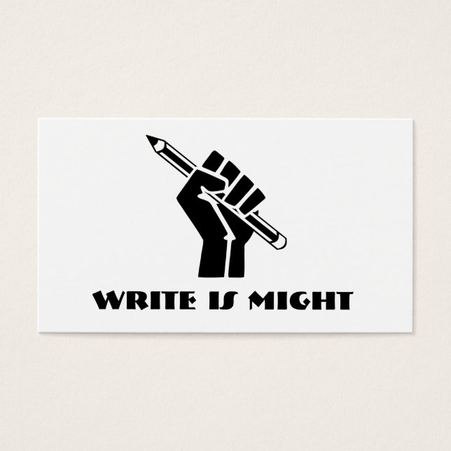 Escribir es poder (Frente)
