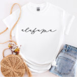 Escribir la camiseta de una mujer estatal en Alaba<br><div class="desc">¡Siempre agregamos nuevos diseños a diario!</div>